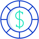 business and finance,dollar,entertainment,gaming,Bet,gambling,casino chips,poker chips